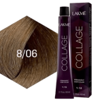 رنگ مو کلاژ فاقد PPD لاکمه شماره 8/06 حجم 60 میل COLLAGE COLOR HAIR warm light blonde