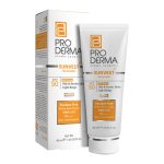 کرم ضدآفتاب spf50 فاقد چربی پرودرما بژ روشن