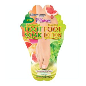 ماسک پا شامل کرم مرطوب کننده و لوسیون پا سون هیون | Foot Soak & Foot Lotion 7th HEAVEN