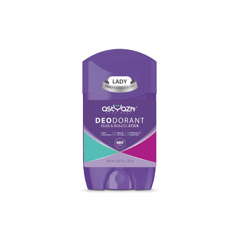 مام دئودورانت استیکی صابونی ضد تعریق زنانه مدل pear & beauty آستیاژ