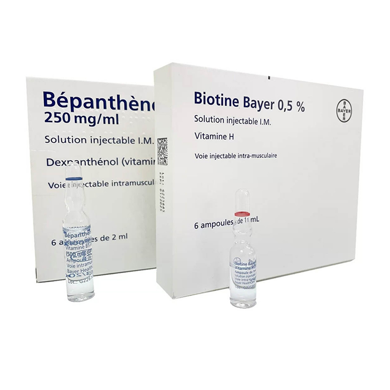 Bayer Biotin and Bepanthen Ampoules (Germany)