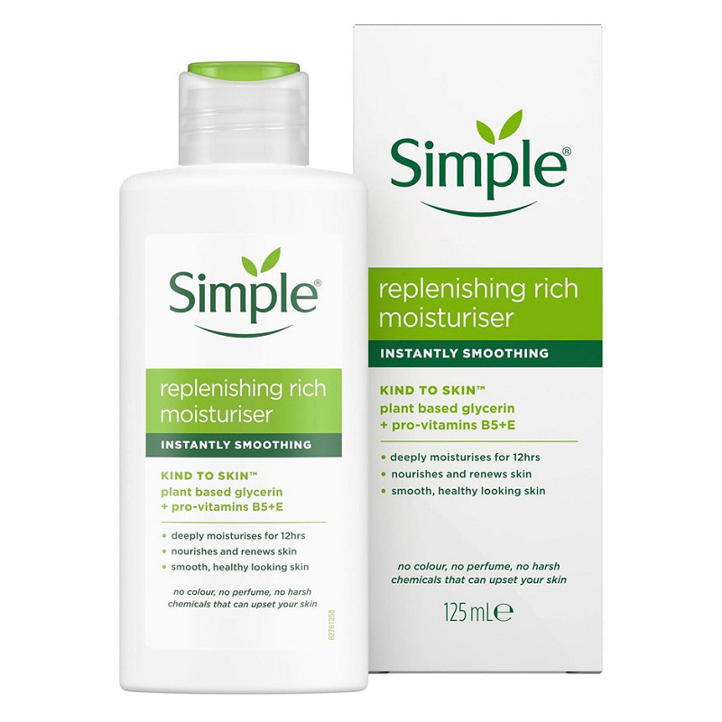 Simple Rich Moisturizer for Dry Skin, 125 ml | SIMPLE