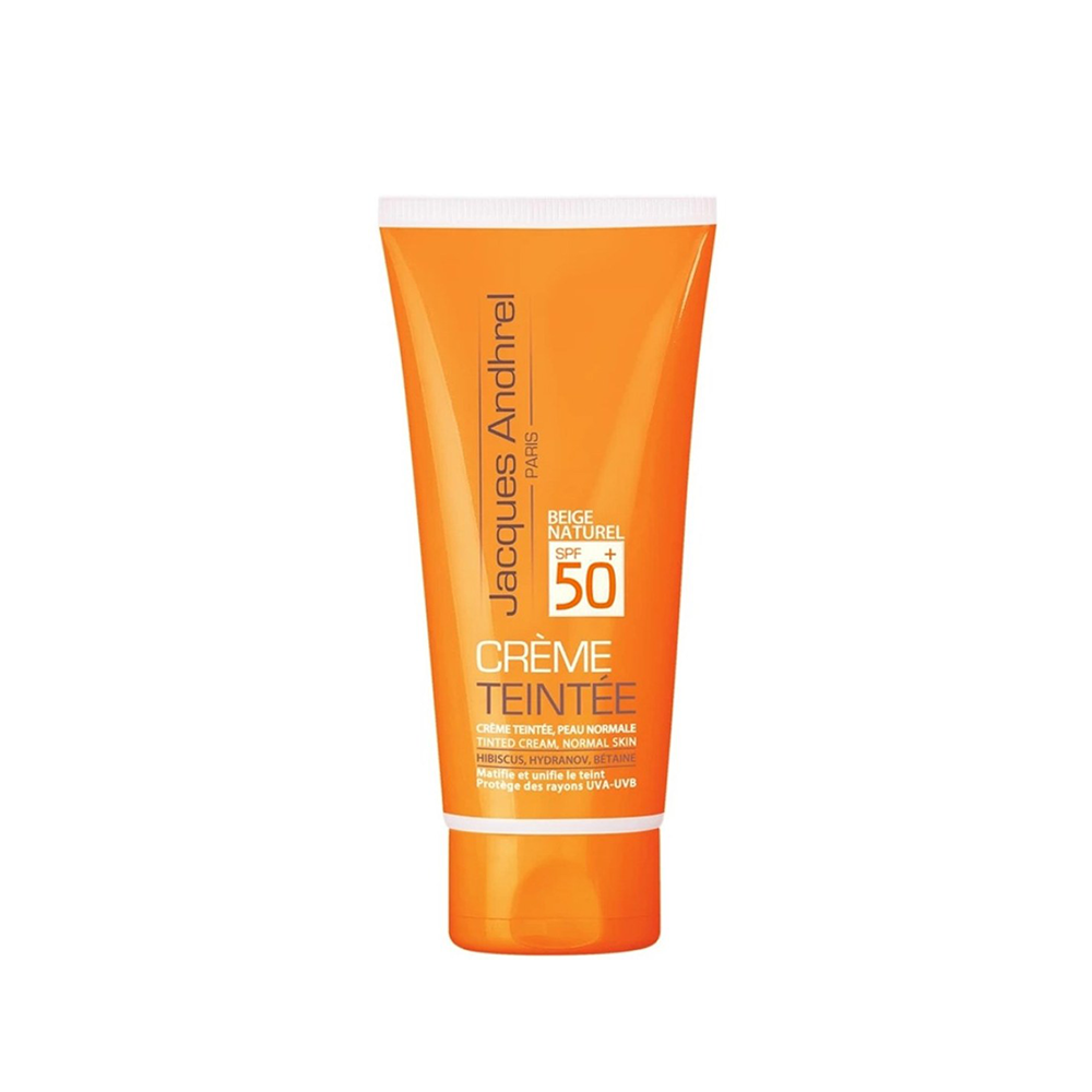 beige-normal کرم ضدآفتاب SPF50+ مناسب پوست های خشک و معمولی (بژ طبیعی) حجم 50 میل ژاک آندرل پاریس