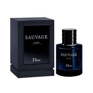 عطر دیور | Dior مدل SAUVAGE ELIXIR مناسب برای آقایان با رایحه چوبی معطر و تند حجم 60 میلی‌لیتر