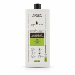 شامپو آبرسان و ترمیم‌کننده بدون سولفات و پارابن ماکادمیا | Macadamia Natural Oil مدل Ultra Rich Moisture مناسب برای موهای خشک، آسیب‌دیده و رنگ‌شده حجم 1000 میلی‌لیتر