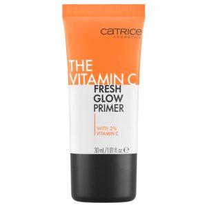 پرایمر کاتریس | Catrice مدل The Vitamin C Fresh Glow مناسب برای زیرسازی آرایش و افزایش شادابی پوست حجم 30 میلی‌لیتر