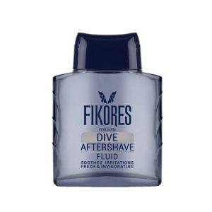 فلوئید افترشیو تسکین‌دهنده و آبرسان فیکورس | Fikores مدل دایو DIVE مناسب برای تسکین و آبرسانی پوست پس از اصلاح حجم 100 میلی‌لیتر
