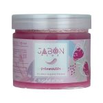 اسکراب شکری لایه‌بردار توت فرنگی ژبن پلاس | Jabon Plus مناسب برای روشن‌کنندگی و نرم‌کنندگی پوست حجم 450 میلی‌لیتر