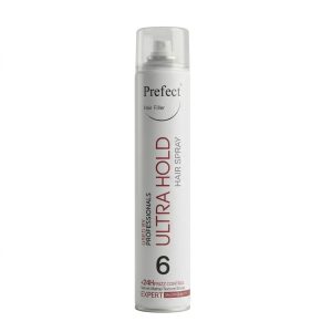 اسپری مو حالت دهنده و نگهدارنده فوق قوی پرفکت هیرفیلر | Perfect Hairfiller شماره 6 حجم 400 میل، مناسب برای تثبیت طولانی‌مدت انواع مدل مو