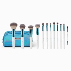 ست براش 12 عددی بی‌اچ کازمتیکس | BH Cosmetics مدل Poolside Chic مناسب برای آرایش حرفه‌ای صورت و چشم