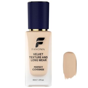 کرم پودر فول کاور فانوما | Fanuma مدل Perfect Coverage مناسب برای انواع پوست با پوشش‌دهی بالا شماره 05 حجم 40 میلی‌لیتر