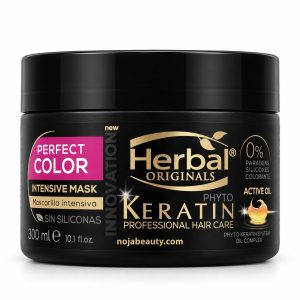 ماسک مو کراتین فیتو هربال | phyto Herbal مناسب برای موهای رنگ شده و تثبیت رنگ مو حجم 300 میلی‌لیتر