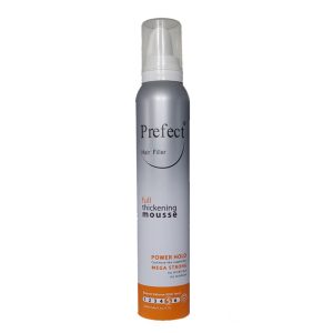 موس مو حالت دهنده و نگهدارنده قوی پرفکت هیرفیلر | Perfect Hair Filler شماره 5 مناسب برای انواع مو و تثبیت حالت حجم 200 میلی‌لیتر