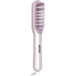 برس حرارتی بخاردار با سیستم یون‌ساز و مخزن بخار داخلی شیگلم | Sheglam مدل Hydra Shot Steam straightening brush Pro مناسب برای صاف کردن و حالت‌دهی انواع مو