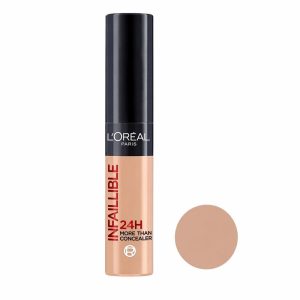 کانسیلر لورآل | L’Oréal مدل Infaillible 24H مناسب برای پوشاندن تیرگی و عیوب پوست با پوشش بالا و ماندگاری 24 ساعته شماره 324 حجم 11 میلی‌لیتر