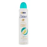 اسپری دئودرانت بدن 72 ساعته داو | Dove مدل go fresh گلابی آلوئه ورا مناسب برای انواع پوست و جلوگیری از بوی نامطبوع حجم 250 میلی‌لیتر