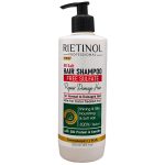 شامپو کراتین و پروتئین ابریشم بدون سولفات رتینول | Retinol مناسب برای موهای کراتین شده، آسیب دیده و استفاده روزانه حجم 500 میلی‌لیتر