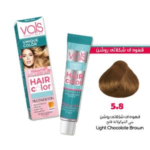 رنگ مو والس مولتی کراتین شماره 5.8