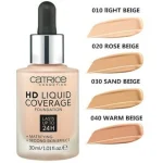 CATRICE HD Liquid Coverage Foundation, Color: