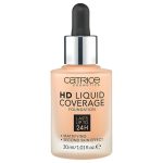 CATRICE HD Liquid Coverage Foundation, NUDE BEIGE color, number 032