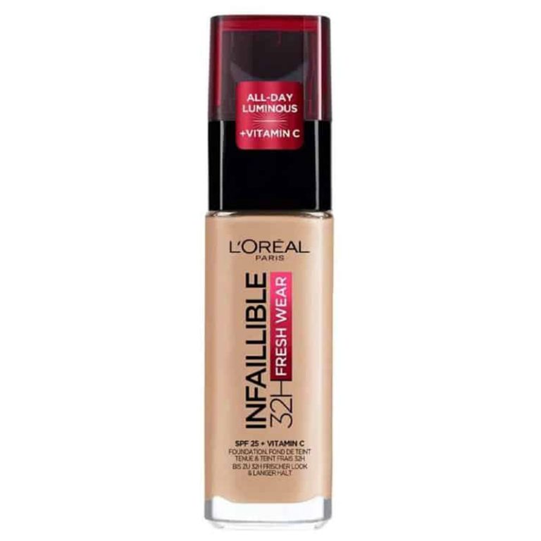 L'Oréal Infallible Foundation, Shade 015 Porcelain, 30ml | LOREAL
