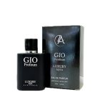 ادکلن مردانه لاکچری آکوا | Luxury Aqua مدل آکوا دی جیو پورفومو مناسب برای آقایان و استفاده روزانه با رایحه خنک و تلخ حجم 25 میلی‌لیتر